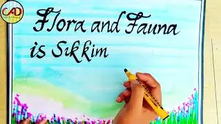 Sikkim Slogan / Slogan on flora and fauna of sikkim / Slogan on Sikkim nature, beauty