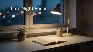 Late Night Lo-Fi for Deep Focus | Calm, Minimal, No Lyrics (3 Hours)