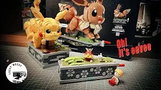 Bricks building: Eevee! Come on! Pikachu is waiting for you. 🤗.        Mega I Pok&eacute;mon