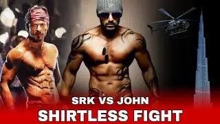 Jhon :- SRK Aur Mera Shirtless Action Sequence Hogan PATHAN Mein l Shah Rukh Khan l John Abraham