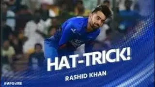 Rashid Khan Hat-trick vs Ireland 3rd T20 24 Feb, 2019