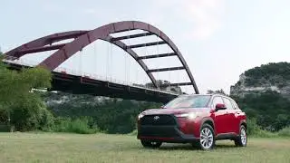 2022 Toyota Corolla Cross LE AWD Exterior look - Barcelona Red Metallic