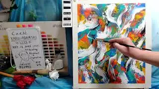 Oil painting  abstract day 4 END op1014-4  [LIVE]--  