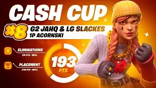 😧 INSANE COMEBACK in the LAST CASH CUP (8th Place) | G2 Jahq