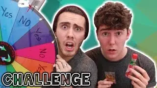 THE DISGUSTING WHEEL CHALLENGE! - PointlessBlog (RUS SUB)