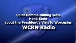Chief Gemme on WCRN Radio