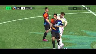 FC mobile match against random player (2-1)