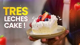 5 SIMPLE Steps to Make the PERFECT Tres Leches Cake with Fresh Berries