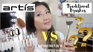 Artis Elite Mirror Oval 8 Brush : Demo, Review & First Impressions | leecestylz