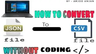 convert the JSON  file to CSV  in 3 minutes. | direct convert excel sheet use sublime text in python