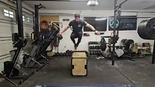 Lateral Box Jump Overs (all the way over)