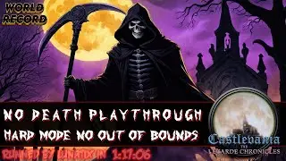 Castlevania The Lecarde Chronicles | Hard Mode No Death Playthrough | World Record Speedrun No OOB