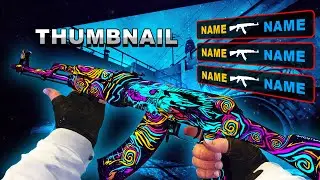 Best CSGO Photoshop Thumbnail Template *FREE PSD*