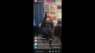 Blueface и Анджела проводят тест на детекторе лжи в прямом эфире в Instagram.