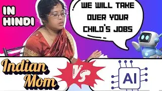 Indian Mom Discusses AI Taking Over Jobs to AI | Conversation with Artificial Intelligence