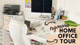 Vlog: HOME OFFICE TOUR | Ergonomic Office Setup | Girl Boss Office For Maximum Productivity