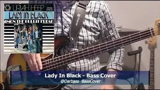 [Uriah Heep] Lady In Black - Bass Cover 🎧 (with bass notes & tabs 🎶 pdf)