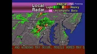 EAS Tornado Warning In the Baltimore Metro! NOAA Weather Radio Baltimore, MD +WeatherSTAR4000