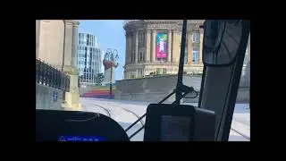 West Midlands Metro First Tram to Edgbaston 17th July 2022