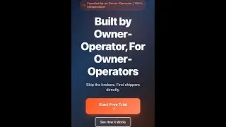 Owner Operator | Best Tool for Independence | Truxel.io Tutorial Setup