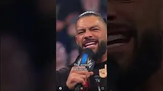 THE ENTIRE UNIVERSE ACKNOWLEDGE ME #foryou #prowrestling #romanreigns #tribalchief