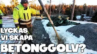 BYGGER HUS DEL 8 - BETONGGOLV OCH GJUTNING