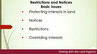 Stewart Title - Dealing with the Land Registry, Tips and traps
