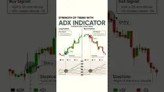 ADX Indicator Explained | Measure Trend Strength for Profitable Swing Trading 🔥📈 #Trading#stocks