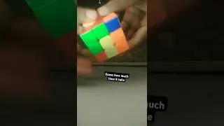 how much time it take.                        #cuber #speedsolve #howtoslovecube.