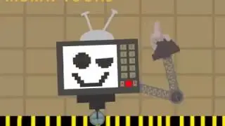 Robot TV happy snap