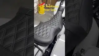 Seat Upgrade #saddlemen #harleydavidson #motorcycle #roadking #upgrade #bikelover #biker  #bikelife