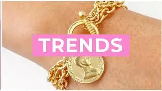 Gold Coin Charm Bracelet💜