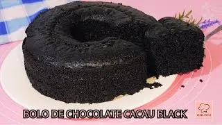 🍫 BOLO de CHOCOLATE com CACAU BLACK &ndash; FOFINHO, &Uacute;MIDO E INTENSO! 🍫