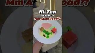 Most Economical Hi-Tea at Qawali Lounge on MM Alam Road Lahore #realwowboy #aedatukamedian