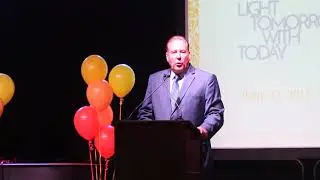 Senator Robach Welcomes People to Luminate NY