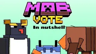 MOB VOTE 2023 in nutshell(or be like)(minecraft animation)