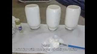 SPRING SHABBY CHIC MASON JAR TUTORIAL
