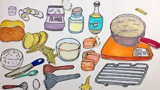 Paper ASMR | Cooking Crispy Chicken Nuggets ASMR | #asmr #paperdiy #paperplay