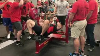 James Strickland 661 lb RAW Bench Press
