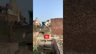 1Foot vs 16 Foots 😨| Long Jump| #jump #parkour #challenge