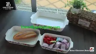 luxury 16 pcs set ceramic plate and 3 pcs baking set with factory prive