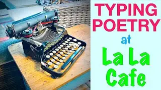 Coffee Shop Typewriter Poetry