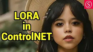 LORA with ControlNET - Get the BEST results - Complete Guide // Jenna Ortega
