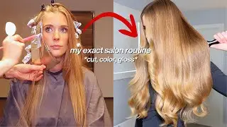 What I Ask For At The Hair Salon: Blonde Hair Cut + Color Transformation