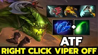 ATF [Viper] Signature Hero Right Click Poison Attack with Aghanim Shard Build - 7.33d (Fullmatch)