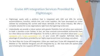 Cruise API Integration