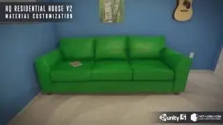 HQ Residential House V2 Material Customization | Unity 5
