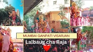 MUMBAI GANPATI VISARJAN 2024 #lalbaugcharaja #mumbaicharaja #parelcharaja #lalbaug