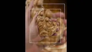 Hand-Carved Olive Wood Holy Family Sculpture