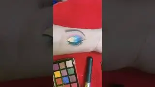 Doing Makeup on my arm #Shorts
